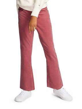 Tommy Hilfiger Dark Pink Corduroy Flare Jeans